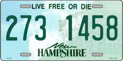 NH license plate 2731458