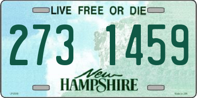 NH license plate 2731459