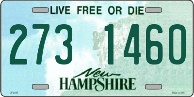 NH license plate 2731460