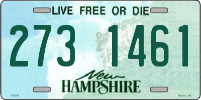 NH license plate 2731461