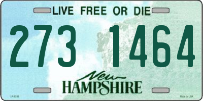 NH license plate 2731464