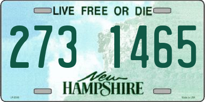 NH license plate 2731465