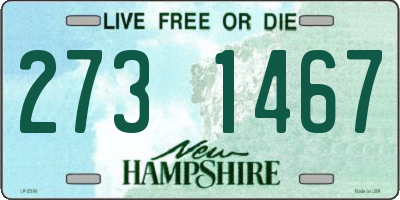 NH license plate 2731467
