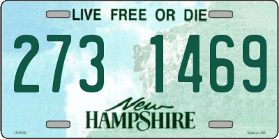 NH license plate 2731469