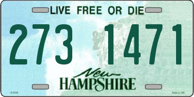 NH license plate 2731471