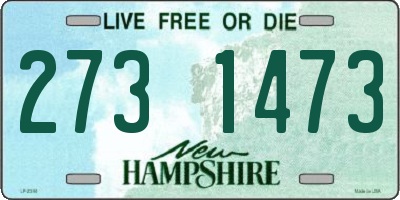 NH license plate 2731473