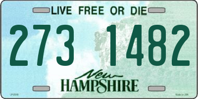 NH license plate 2731482