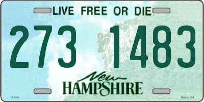 NH license plate 2731483