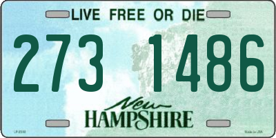 NH license plate 2731486