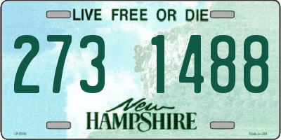 NH license plate 2731488