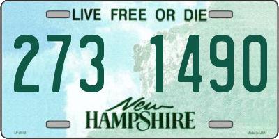 NH license plate 2731490