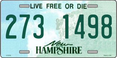 NH license plate 2731498