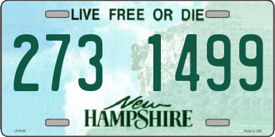 NH license plate 2731499