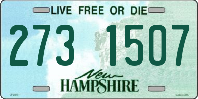 NH license plate 2731507