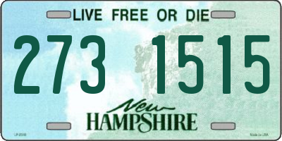 NH license plate 2731515