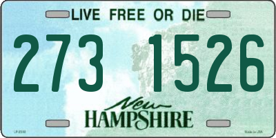 NH license plate 2731526