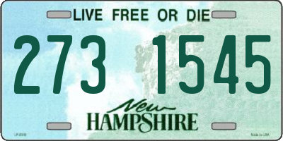 NH license plate 2731545