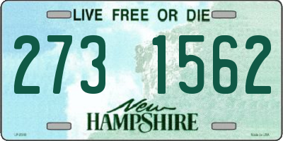 NH license plate 2731562
