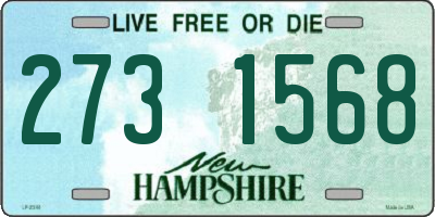 NH license plate 2731568