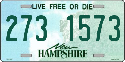 NH license plate 2731573