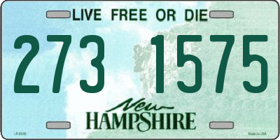 NH license plate 2731575