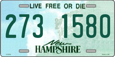 NH license plate 2731580