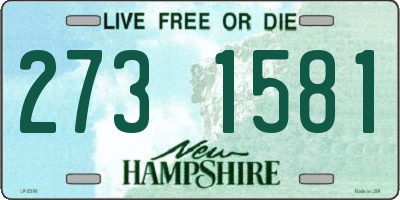 NH license plate 2731581