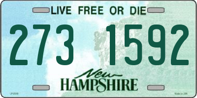 NH license plate 2731592
