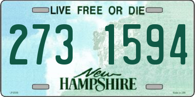 NH license plate 2731594