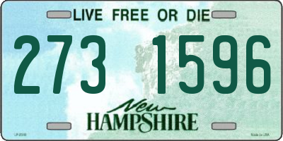 NH license plate 2731596
