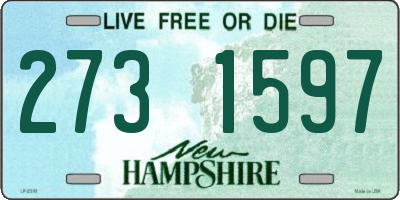 NH license plate 2731597