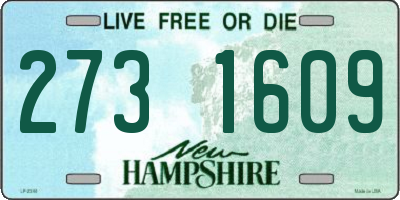 NH license plate 2731609