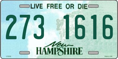 NH license plate 2731616