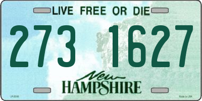 NH license plate 2731627