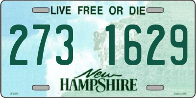 NH license plate 2731629