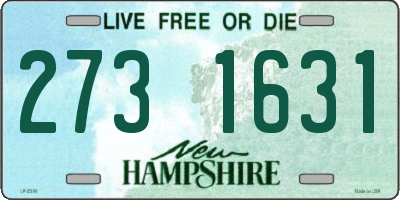 NH license plate 2731631
