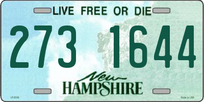 NH license plate 2731644