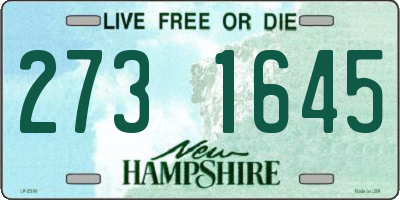 NH license plate 2731645