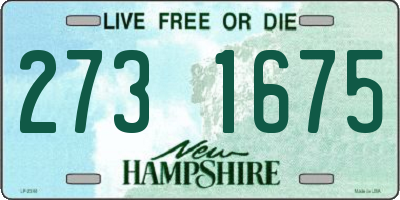 NH license plate 2731675
