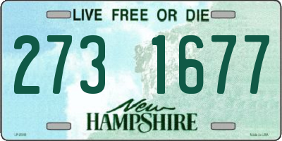 NH license plate 2731677