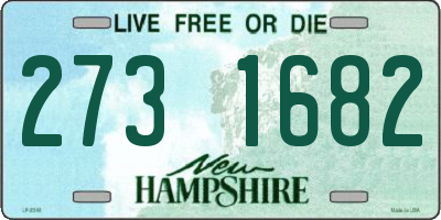 NH license plate 2731682