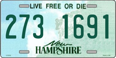NH license plate 2731691