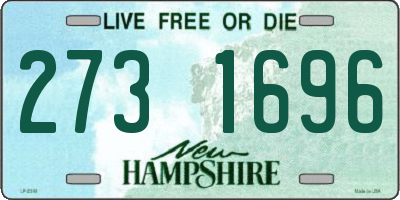 NH license plate 2731696