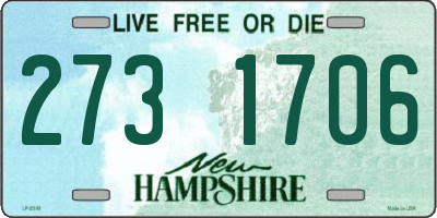 NH license plate 2731706