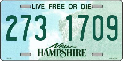 NH license plate 2731709
