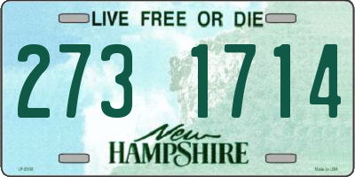 NH license plate 2731714