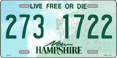 NH license plate 2731722