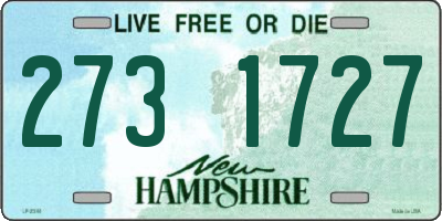 NH license plate 2731727