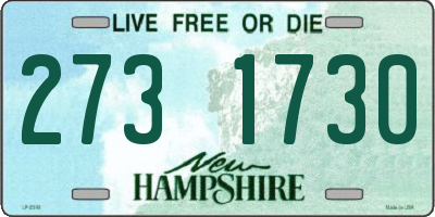 NH license plate 2731730