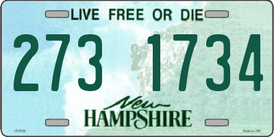 NH license plate 2731734